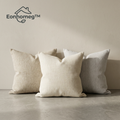 Eonhomeg™ Neutral Linen-Look Pillow Cover Set